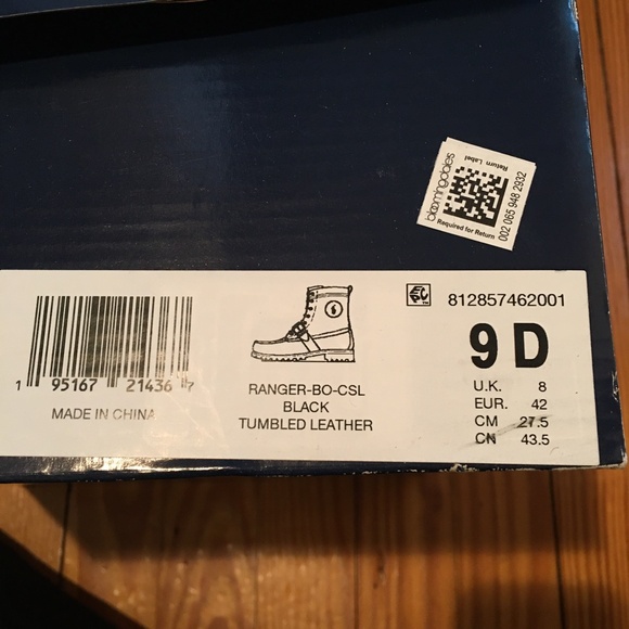 HP: POLO Ralph Lauren Men's Ranger Boots - 9D - Picture 11 of 11